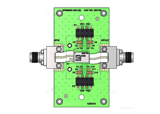 QPM6000EVB Embedded Solutions 8GHz - 14GHz X-Band Dual Channel Limiter Evaluation Board (Корпорация по оценке ограничителей двойного канала в X-диапазоне)