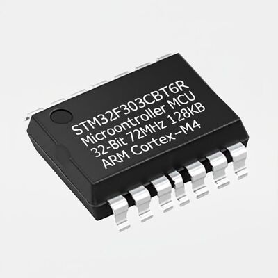 STM32F303CBT6TR 32-битный микроконтроллер с 72MHz ARM Cortex-M4 Core и 128KB флэш-памяти