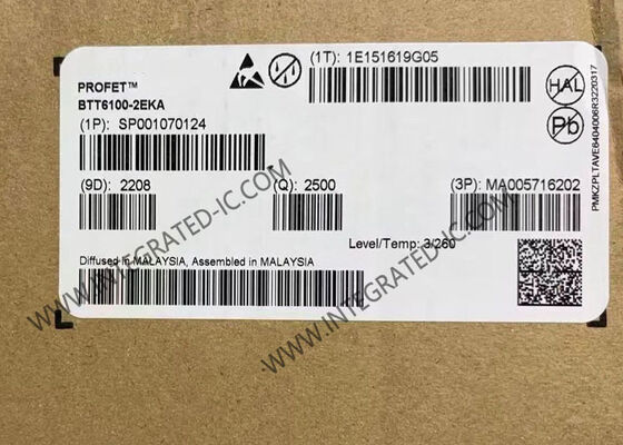 BTT6100-2EKA Integrated Circuit Chip Dual Channel Smart High-Side Power Switch с включенным 100mOhm Rds, диапазоном напряжения 5V ~ 36V и выходной током 2,2A
