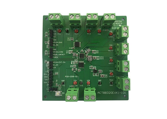 ACT88320EVK1-101 Встраиваемые решения ActivePMU™ 7 DC/DC понижающих преобразователя с LDO, оценочная плата