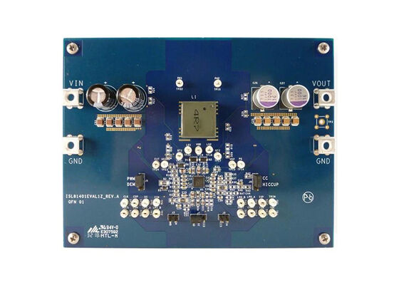 Отладочная плата синхронного повышающе-понижающего контроллера высокого напряжения ISL81401EVAL1Z для встраиваемых решений