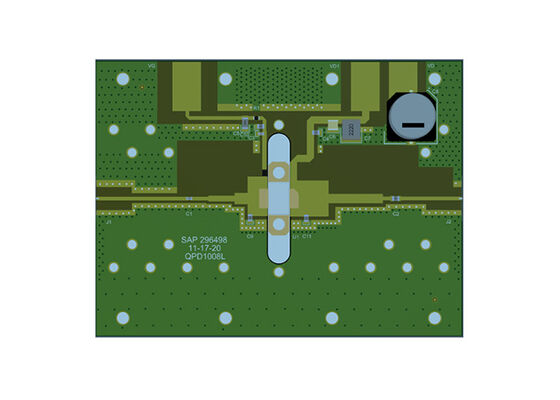 QPD1008LEVB5 Плата оценки встроенных решений для GaN RF транзистора 125 Вт 50 В 3,2 ГГц