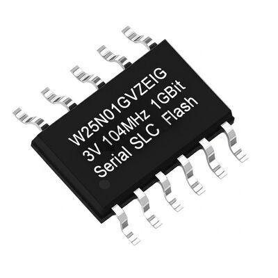 W25N01GVZEIG 1 Гбит 104 МГц SPI интерфейс SLC NAND Flash Memory IC Chip