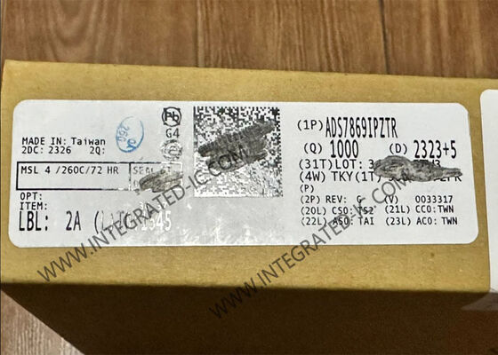 ADS7869IPZTR интегральный микросхема 12-канальный аналоговый двигатель управления фронт-энд с 12-битным разрешением и гибким цифровым интерфейсом TQFP100