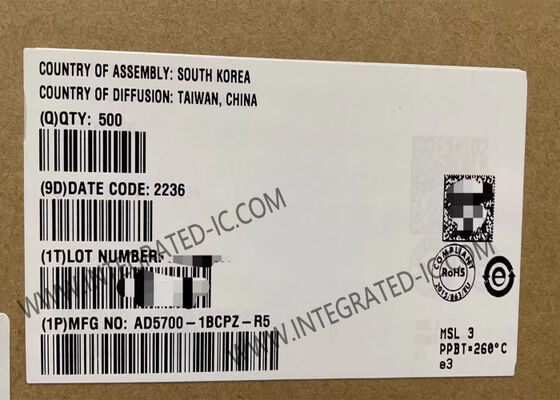 AD5700-1BCPZ Интегральная микросхема 464 мкА маломощный одночиповый HART-модем с соответствием физическому уровню HART и поверхностным монтажом