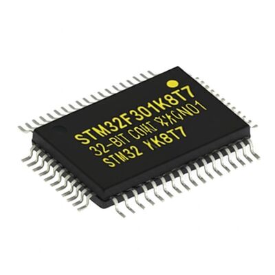 STM32F301K8T7 32-битный микроконтроллерный интерфейс с 72 МГц ARM Cortex M4 Core и 8-канальным ADC