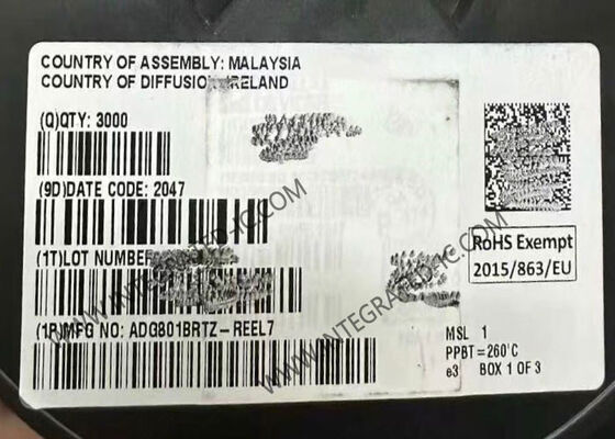 ADG801BRTZ Integrated Circuit Chip CMOS SPST Switch с 0.4Ω на сопротивлении 1.8V до 5.5V питания и автомобильного температурного диапазона