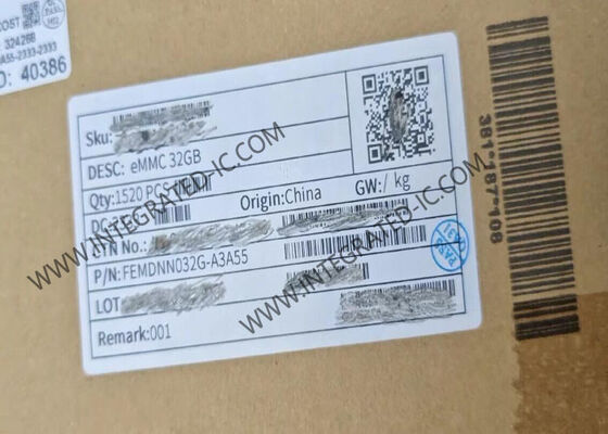 32 ГБ FORESEE eMMC Memory IC Chip в пакете 153-FBGA со скоростью передачи данных 400 МБ/с