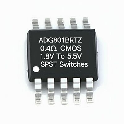 ADG801BRTZ Integrated Circuit Chip CMOS SPST Switch с 0.4Ω на сопротивлении 1.8V до 5.5V питания и автомобильного температурного диапазона