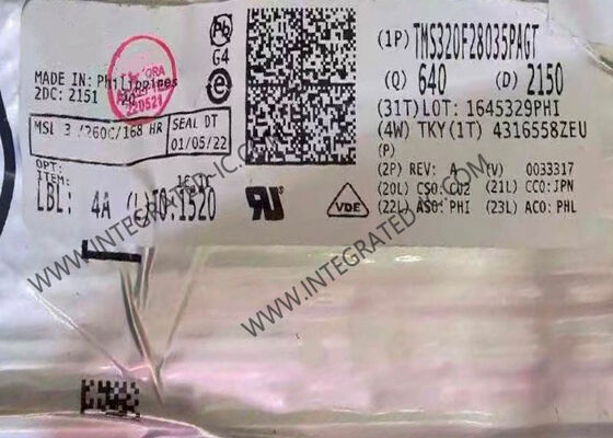 TMS320F28035PAGT Микроконтроллер MCU 32-битный 60MHz C28x Piccolo с 128 кБ флэш-памяти