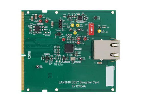 EV12N54A Встроенные решения LAN8840 EDS2 Ethernet PHY Transceiver Дочерняя карта