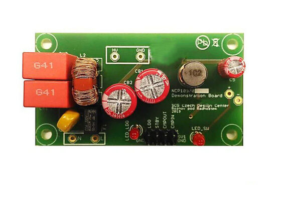 Плата оценки NCP10970BGEVB для встраиваемых решений, неизолированный выход, преобразователь переменного/постоянного тока с LDO