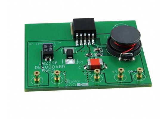 LM2596ADPBCKGEVB Встроенные решения 3A 4.5V до 40V постоянного тока / постоянного тока