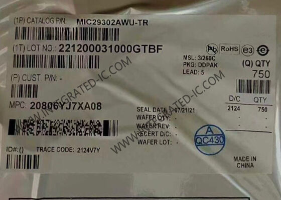 MIC29302AWU Регулятор LDO с интегральной схемой с выходной точкой 3A, быстрым временным ответом и регулируемым выходном напряжением