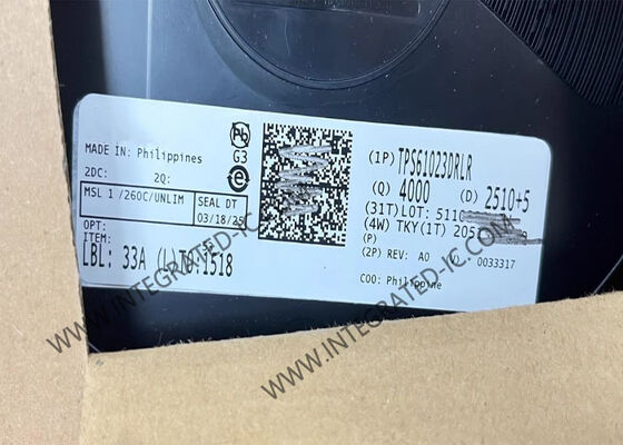 Микросхема TPS61023DRLR, повышающий преобразователь 3.7A с ультранизким входным напряжением 0.5 В и синхронной работой