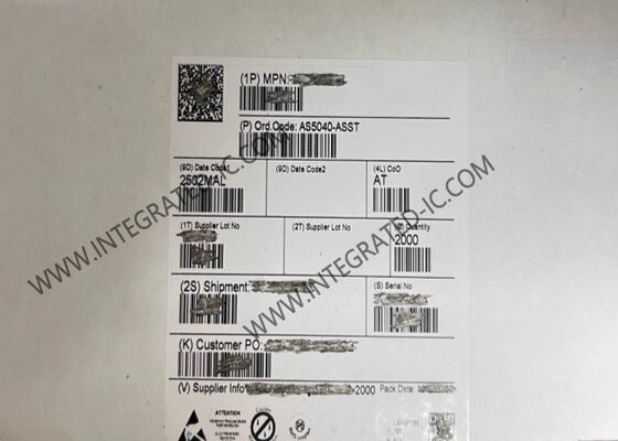 AS5040-ASST Sensor IC Rotary Sensor с 10-битным разрешением 360° рабочего угла и максимальной скоростью вращения 30 000 оборотов в минуту