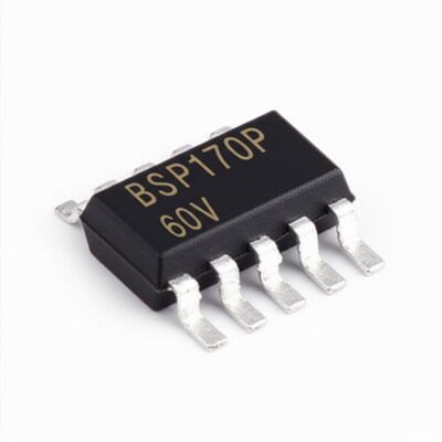 BSP170P Integrated Circuit Chip P-Channel Power MOSFET с напряжением источника оттока 60 В 1.9 А непрерывный ток оттока и быстрое переключение