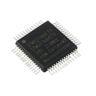 STM32F746VET6TR 32-разрядный микроконтроллер MCU с ядром ARM Cortex-M7 с частотой 216 МГц и флэш-памятью 512 КБ