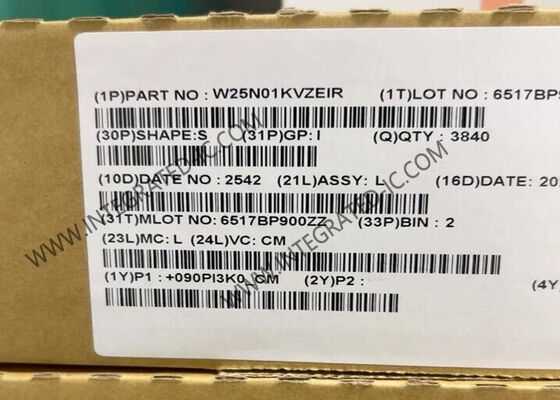 W25N01KVZEIR 1 Гбит 104 МГц SPI - Quad I/O QspiNAND Flash Memory IC Chip