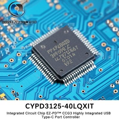 CYPD3125-40LQXIT Integrated Circuit Chip EZ-PD CCG3 USB Type-C Controller с USB Power Delivery 3.0 ARM Cortex-M0 процессором и 128 КБ флэш-памяти