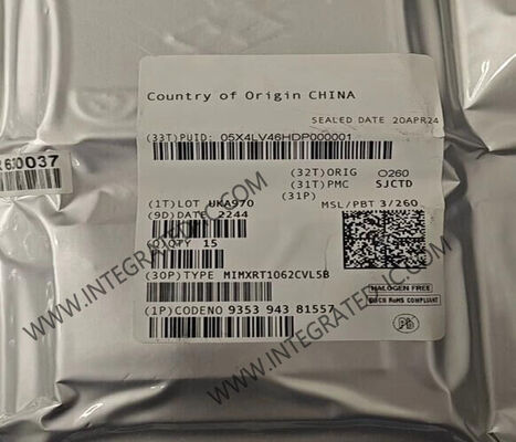 MIMXRT1062CVL5B 32-битный одноядерный микроконтроллер 528MHz MCU в 196-LFBGA пакете