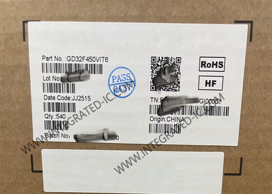 GD32F450VIT6 Микроконтроллер MCU 200MHz 32-битный ARM Cortex-M4 с пакетом LQFP100