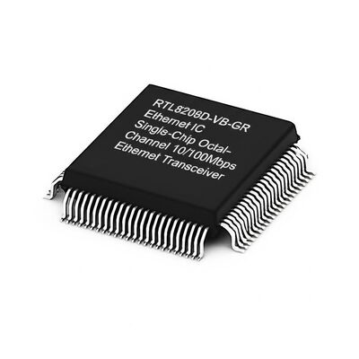RTL8208D-VB-GR Ethernet IC 8-канальный 8-портный 10/100Mbps Ethernet-передатчик с интерфейсом RS8MII