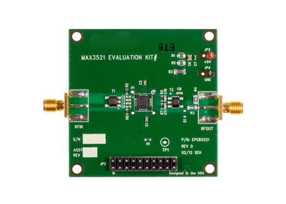 MAX3521EVKIT Встроенные решения MAX3521 DOCSIS 3.0 Upstream Amplifier Evaluation Board