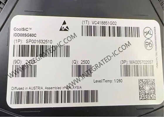 IDD08SG60C 600V 8A CoolSiC Schottky Diode Integrated Circuit Chip с наименьшей емкостью устройства