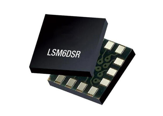 LSM6DSR Sensor IC 6-Axis Inertial Module с гироскопом высокой стабильности при температуре до 9 кбайт