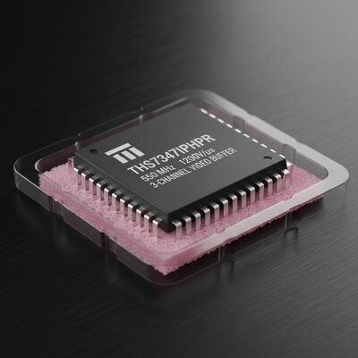 THS7347IPHPR 3-канальный видеобуфер IC с полосой пропускания 550 МГц и скоростью пропускания 1200 В/μs в пакете HTQFP48