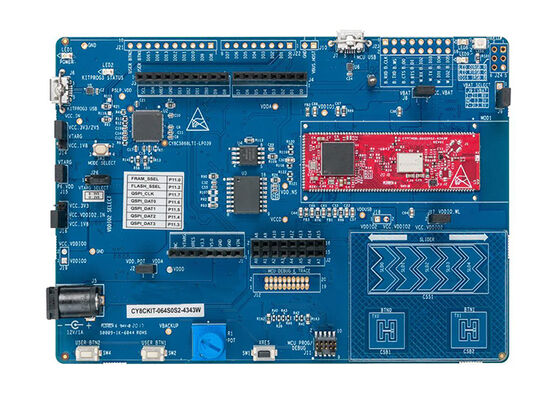 CY8CKIT-064S0S2-4343W Встроенные решения 2.4 ГГц PSOC™ 6 BT 5.0 RF трансивер Оценочная плата
