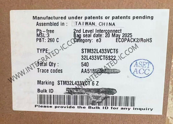 STM32L433VCT6 ARM Микроконтроллер MCU 32-битный одноядерный 80MHz