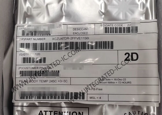 XCZU47DR-2FFVE1156I Полевой программируемый шлюз с скоростью 28,21 Гбит/с 64-битный DMA и 8-битный eMMC интерфейс