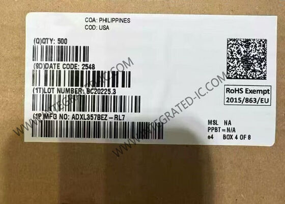ADXL357BEZ Низкомощный 3-осевой сенсор MEMS Accelerometer IC в пакете 14-CLCC