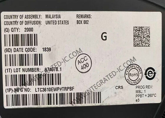 LTC3610EWP Integrated Circuit Chip 12A Выходный ток от 4 В до 24 В Входящий диапазон Монолитический синхронный преобразователь постоянного тока/ постоянного тока