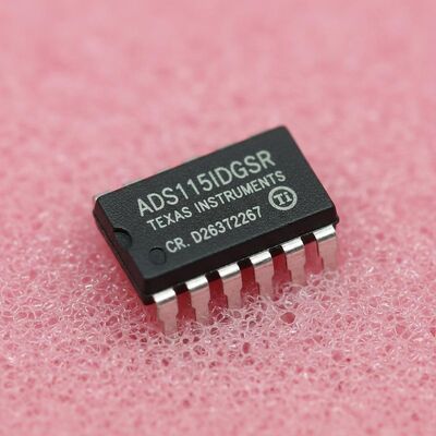 ADS1115IDGSR 16-битный сигма-дельта АЦП с частотой дискретизации 860 выборок/с и интерфейсом I2C Аналого-цифровой преобразователь