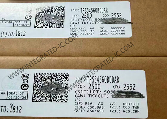 Микросхема TPS54560BDDAR, интегральная схема, понижающий DC-DC преобразователь от 4,5 В до 60 В, 5 А с режимом Eco-mode™