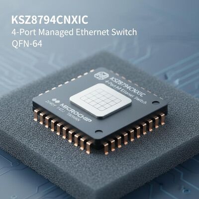 KSZ8794CNXIC Ethernet IC 4-портный управляемый Ethernet Switch Chip в пакете QFN-64