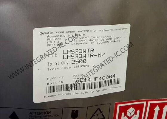 LPS33WTR сенсор IC 26 кПа до 126 кПа MEMS датчик давления CCLGA-10 Абсолютный цифровой барометр выхода