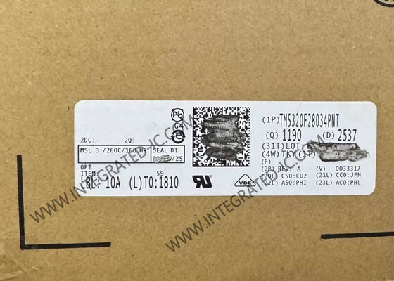 Микроконтроллер TMS320F28034PNT MCU C2000 реального времени 32-разрядный MCU со скоростью 60 МГц и 128 КБ флэш-памяти