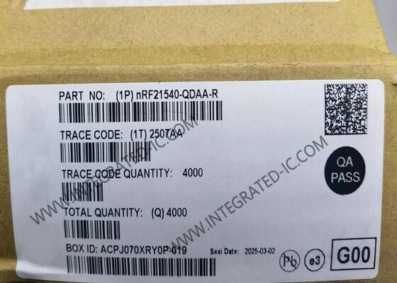 Беспроводной коммуникационный модуль NRF21540-QDAA-R, ВЧ-тракт 2,5 ГГц, 16-QFN