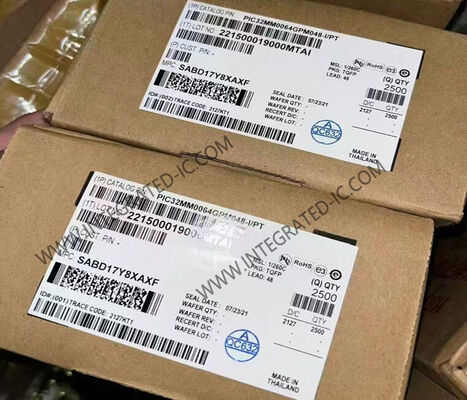 PIC32MM0064GPM048-I/PT 32-битный флэш-микроконтроллер с MIPS32 microAptivTM Core, скоростью 25 МГц и 38 В/В