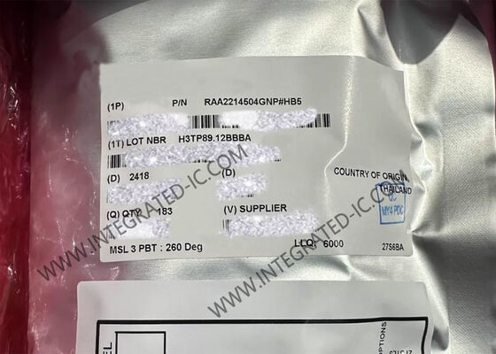 RAA2214504GNP Синхронный понижающий преобразователь на интегральной схеме с входным напряжением от 4,5 В до 42 В, 5 А, непрерывный выходной модуль питания промышленного класса