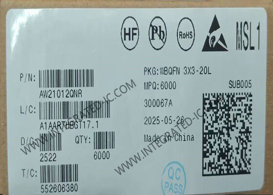 AW21012QNR 12-канальный светодиодный драйвер с 256-уровневым PWM и интерфейсом I2C