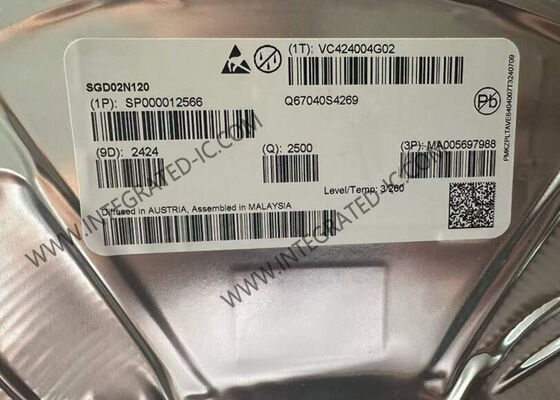 SGD02N120 1200V 2A IGBT транзистор в пакете TO-252-3 - высоковольтное питание полупроводниковый чип