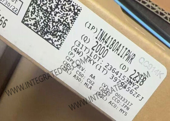 INA4180A1IPWR Интегральная микросхема 26 В, четырехканальный синфазный напряжение, полоса пропускания 350 кГц, усилитель тока