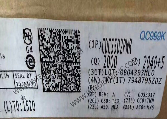 CDCS502PWR 108MHz clock generator с питанием 3.3V в пакете TSSOP-8
