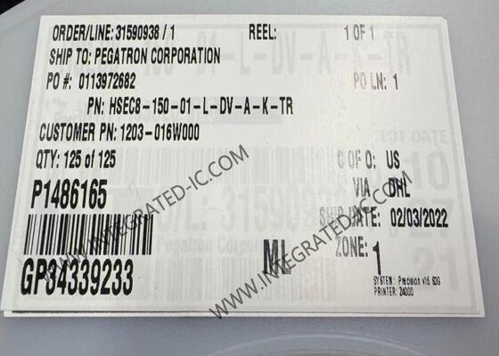 HSEC8-150-01-L-DV-A-K-TR 28Gbps высокоскоростной краевой карты соединитель с 100 позиции и 0,8 мм Pitch