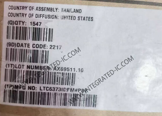 LTC6373IDFM 36V полностью дифференциальный программируемый усилитель приборостроения с 25pA входным потоком